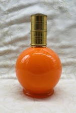 PERFUME BOTTLE LAMP SHEPHERD BALL ORANGE BURN PERFUME DEODORANT ART DECO 1930