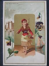 Au Bon Marché, Paris: Rare and Very Nice Chromo, Le Petite Pecheuse à Pieds... Minot