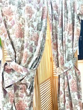 lot de trois doubles rideaux