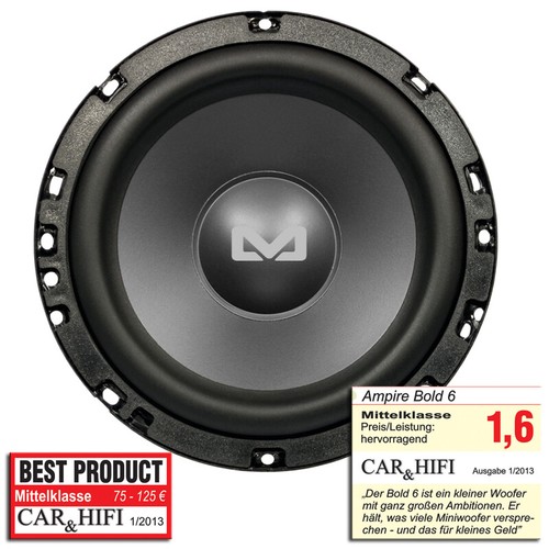 Ampire bold6 subwoofer 5cm - subwoofer, 16,5cm
