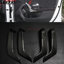 Carbon Inner Door Handle Panel Trim For Mercedes Benz CLA180 200 CLA45 W177 20+