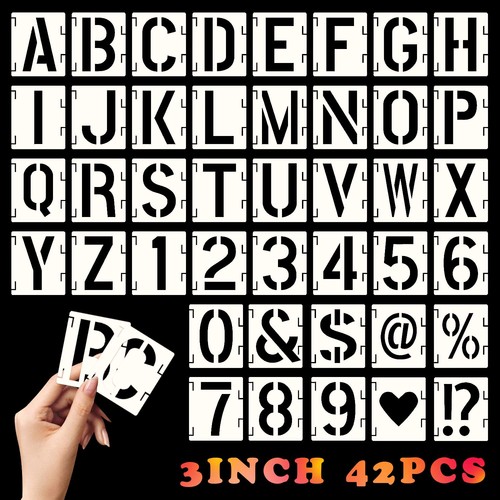 Pochoir lettre alphabet - pochoir,