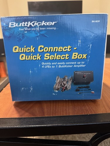 Buttkicker quick connect - buttkicker,