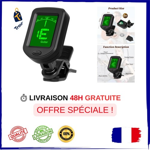 Accordeur guitare pince - accordeur,