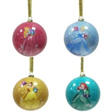 Disney Princesse 80mm Noël Boule - Choisissez Design