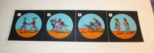 RARE LITHO MAGIC LANTERN AMERICA COMBAT BOXING BLACK OPTICAL PRE CINEMA 1880
