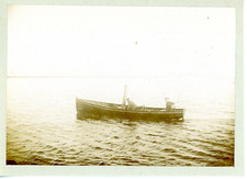 Italy, Vintage Albumen Print Fishing Boat, Albumen Print 8x11 Circ