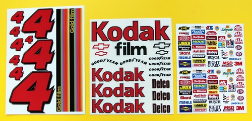 10e nascar autocollants - 1/10e,