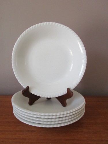 Assiettes creuses blanches - assiettes,