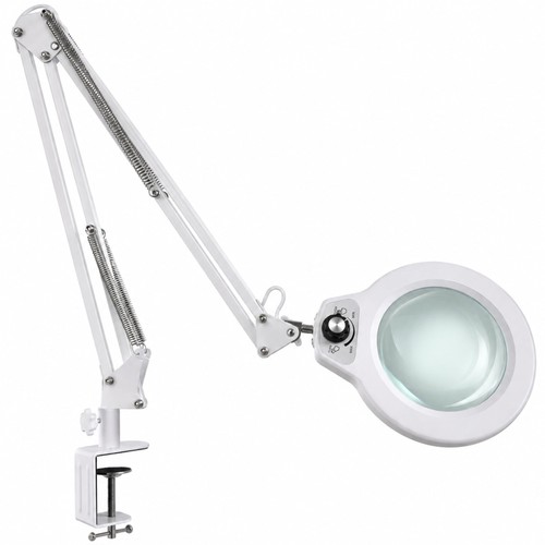 Lampe loupe led blanche - loupe, avec