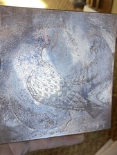 plaque cuivre matrice