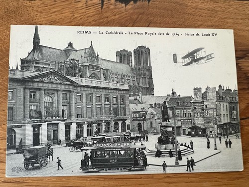 Reims marne carte postale - reims,