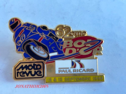 Pin moto bol d or - 62°, d'or