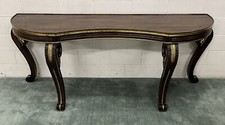 84" Oversized Dessin Fournir Chatsworth Carved Console Table w/ 22K Gold Leaf