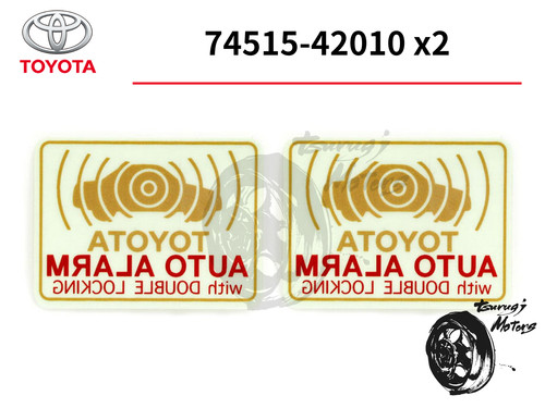 Toyota auto alarme - toyota,