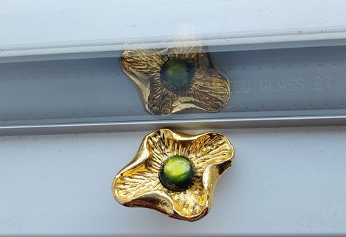 Bouton fleur vintage haute - fleur,,