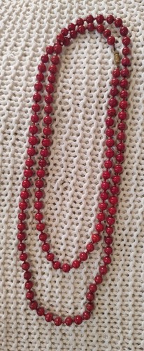 Sautoir ancien perles - verre, de