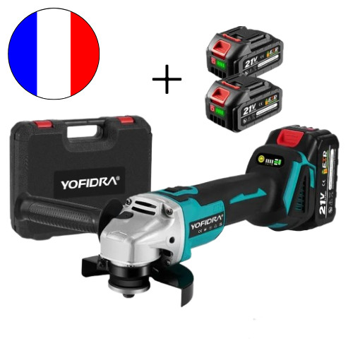 Meuleuse angle sans fil 125mm - sans,