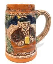Antique beer mug Alsatian or German decor