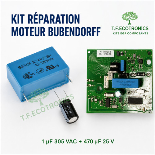 Kit réparation moteur volet - kit,