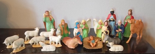 Anciens santons creche - 21,
