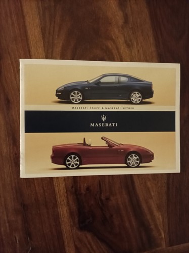 Catalogue brochure maserati - brochure,