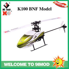 Wltoys XK K100 6CH 3D 6G System Single Paddle RC Helicopter BNF Aircraft Drone