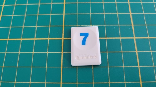 Tuile chiffre bleu jeu - bleu,