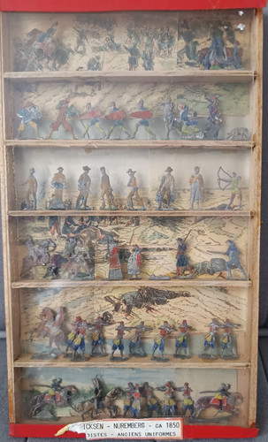 Petit diorama ancien avec