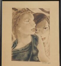 Mariette Lydis 1887-1970, lithograph pencil signed, 10 x 7 image