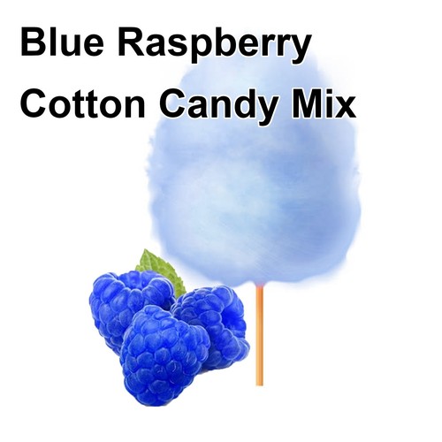 Blue raspberry cotton candy - blue,