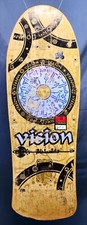 Retro! ~ (1986) Vision / Joe Johnson "Hieroglyphic Circle" / Skateboard Deck!