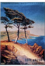 affiche poster Esterel Cote D