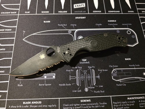 Spyderco tenacious c122psbbk - spyderco,