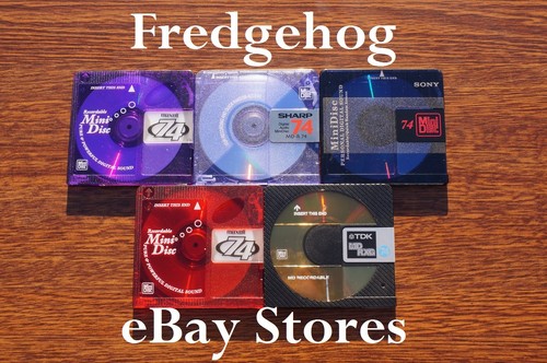 Minidiscs divers 74 min - x,