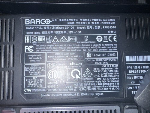 Barco clickshare 100 - barco,