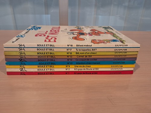 Lot tomes boule - 9, bill