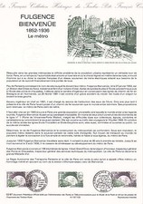 Document Philatélique 1er Jour : 02- 1987 - Fulgence Bienvenüe Métro