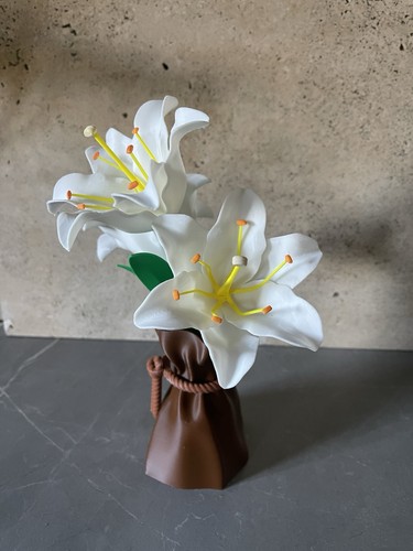 Bouquet lys blanc - bouquet, Éternel