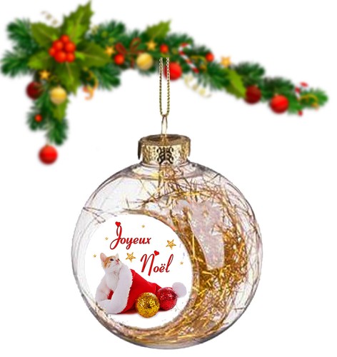 Boule noël cm - boule, 8