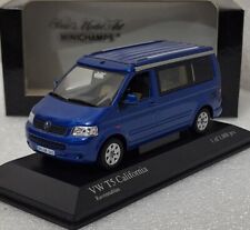 Volkswagen VW T5 California Camper 2004 Blue Met 1:43 Minichamps 400052270 (10)