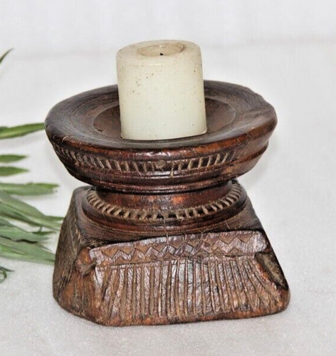 Porte bougie ancien - porte-bougie, en