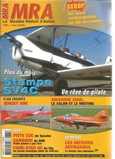 MRA N°785 PLAN "QUICKY 500" AIRCRAFT ENGINE 6.5 A 7.5 cc 2T / CRAFT ENGINES