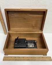 Thorens Switzerland Fabrication Suisse Non Tested Music Box Wooden Box