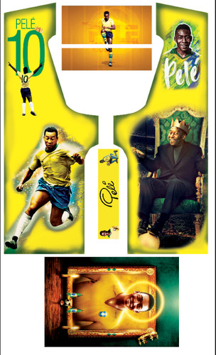 Stickers pelé modele borne - stickers,