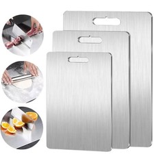 Titanium Coating Cutting Board Double-Sided Kitchen Tool Camping Size S / M / L