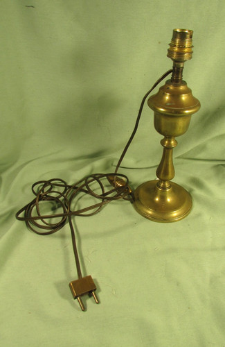 Ancien pied lampe - ancien, huile