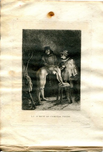 Gravure 19éme eau forte la - gravure, eau-forte