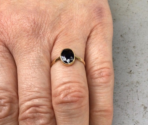 Bague ancienne jaune 14k - ancienne, en