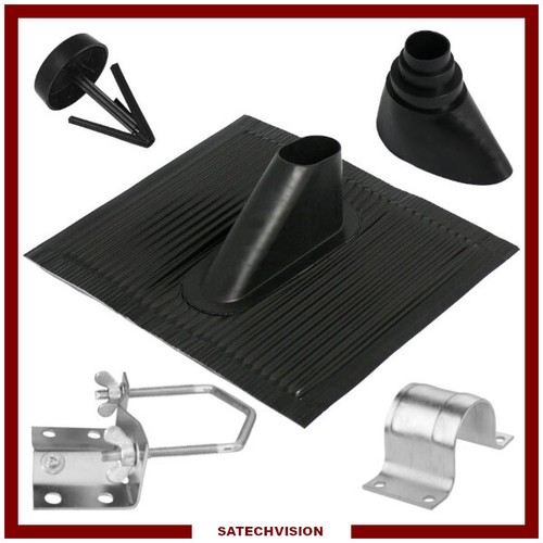 Set fixation pour mât de - pour,